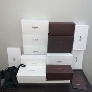 Authentic HUGE LOT Celine Tom Ford Vuarnet Sunglasses Box Display Designer Decor